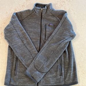 Patagonia Mens Large gray BetterSweater jacket.